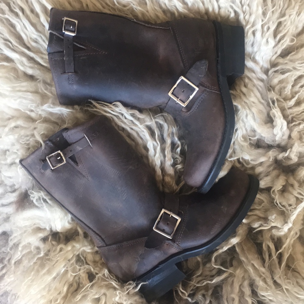 Frye engineer boots